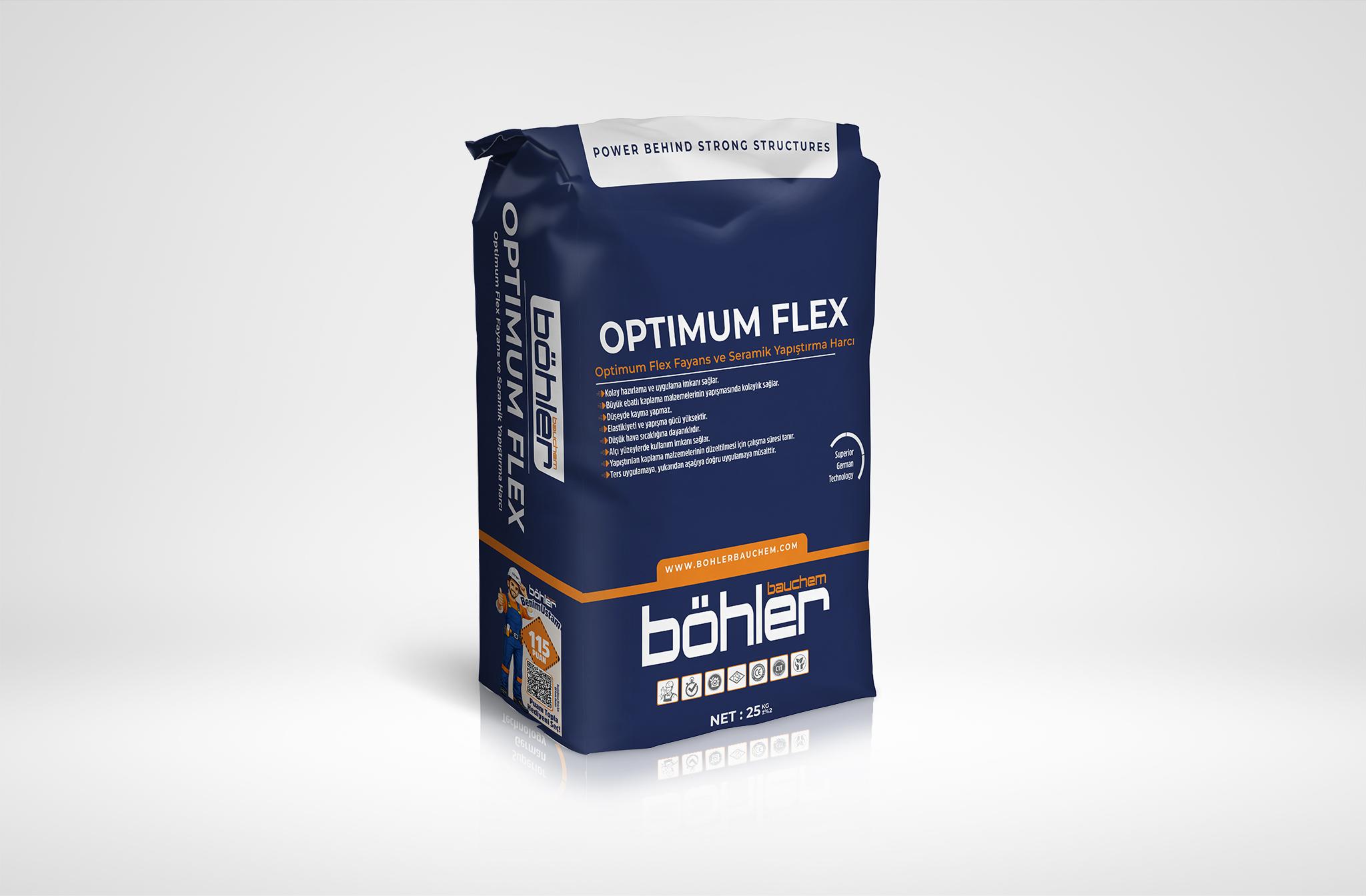 Optimum Flex Fayans ve Seramik Yapıştırma Harcı